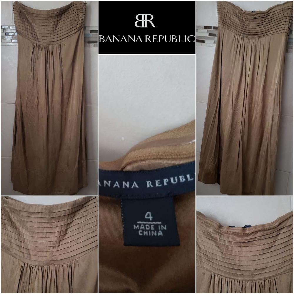 🌠Banana Republic🌠 elegant strapless midi dress